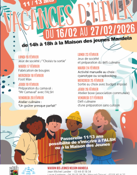 Les vacances d&rsquo;hiver à Saint-Maximin (11-13 ans)