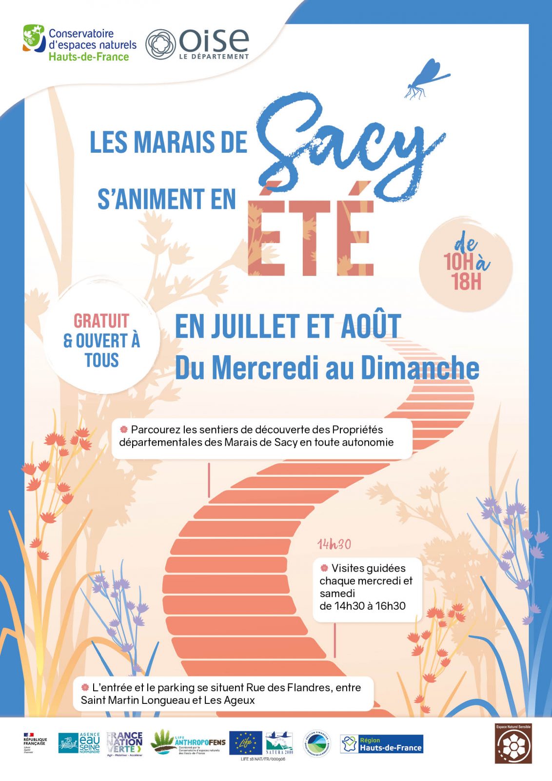 Les Marais de Sacy s’animent tout l’été