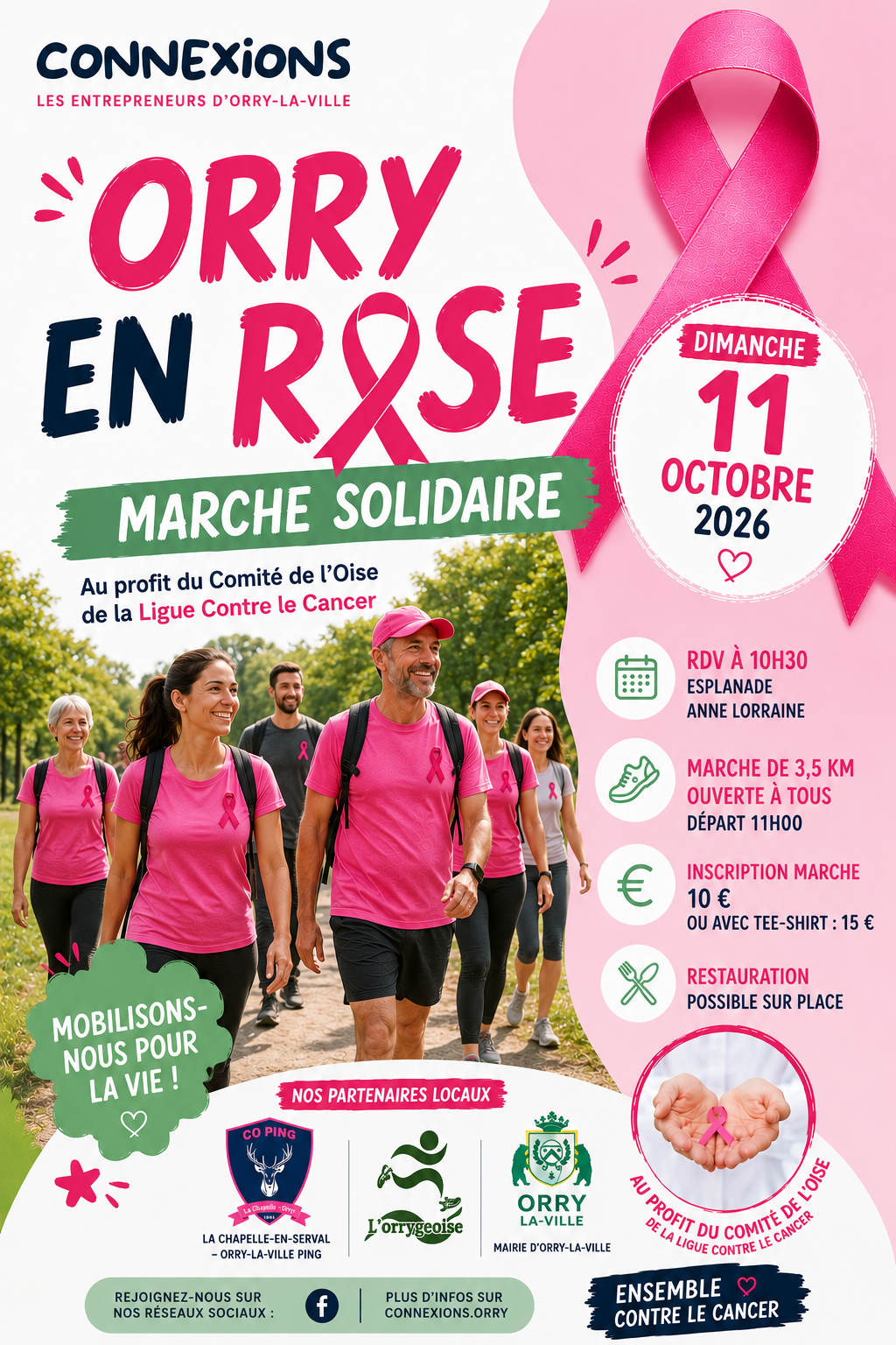 Marche solidaire « Orry Rose »