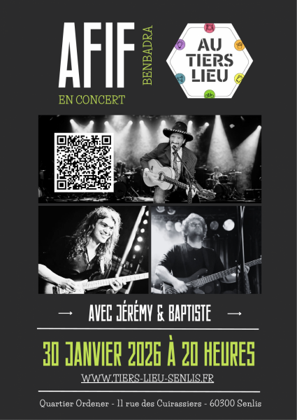 Concert au café associatif Au Tiers-lieu  SENLIS