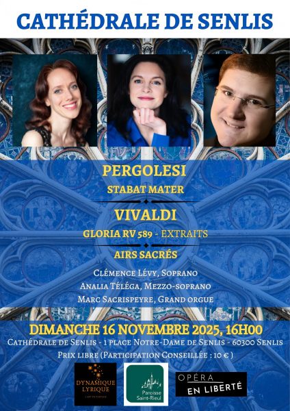 Concert de musique sacrée à la cathédrale Notre-Dame de Senlis