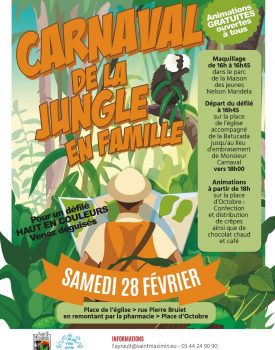 Carnaval de la jungle en famille