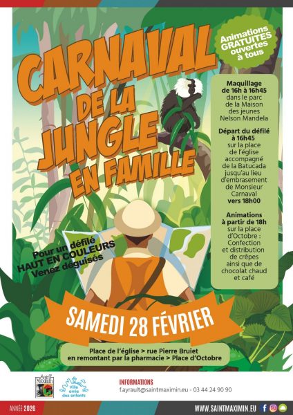 Carnaval de la jungle en famille