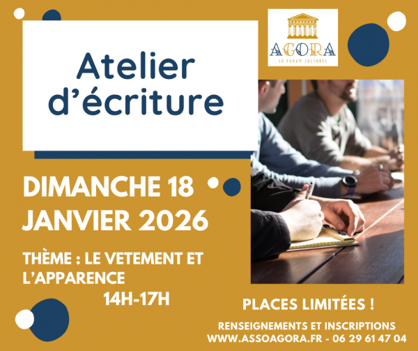 Atelier d&rsquo;écriture à Lamorlaye