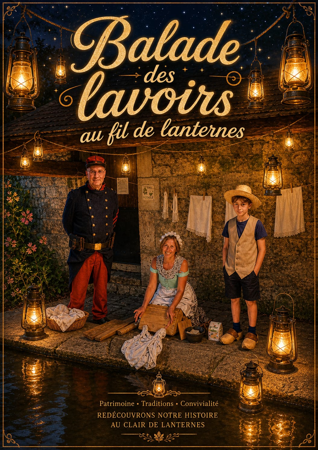 Balade des lavoirs au fil des lanternes