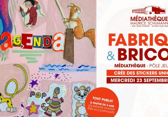 Atelier | Fabrique & Bricole: crée des stickers uniques!