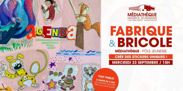 Atelier | Fabrique & Bricole: crée des stickers uniques!