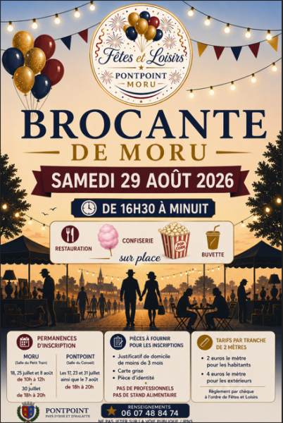 Brocante nocturne de Moru
