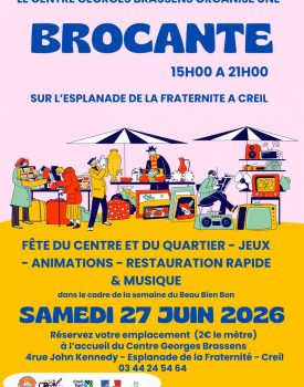 Flea Market and Georges Brassens Centre Festival