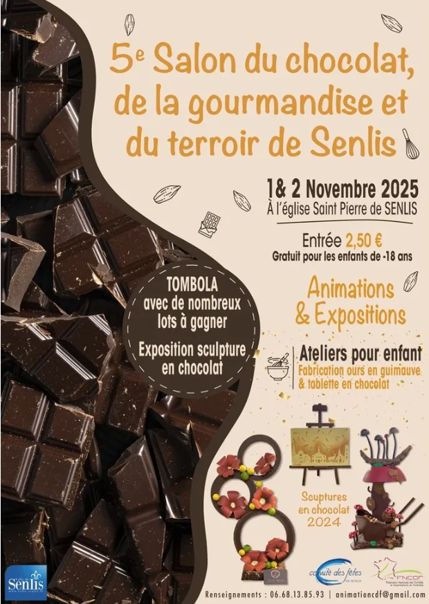 Messe für Schokolade, Gaumenfreuden und Regionales in Senlis