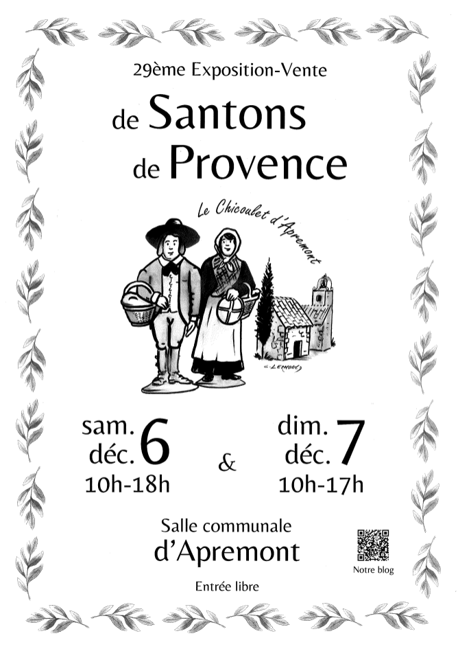 Foire aux santons de Provence in Apremont