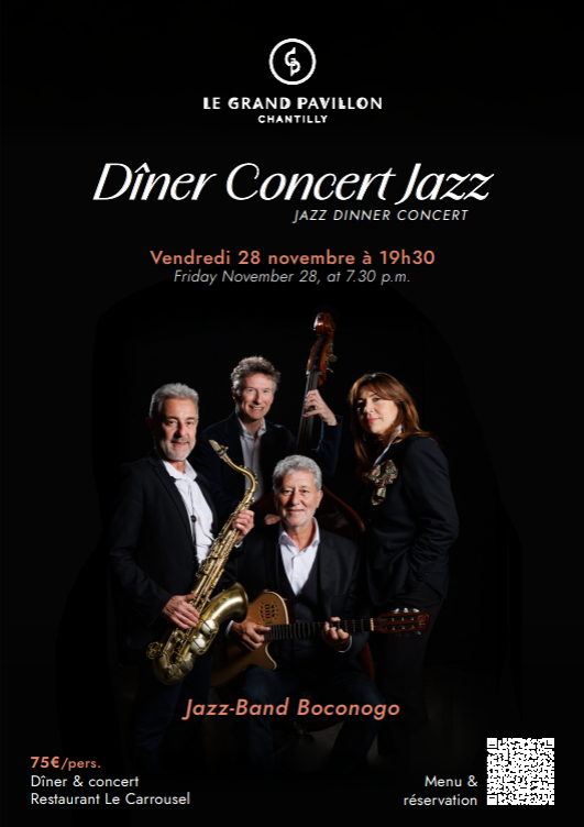 Soirée Dîner Jazz au Carroussel du Grand Pavillon