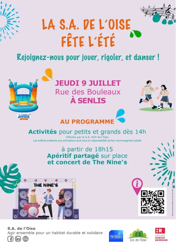 La S.A de l&rsquo;Oise fête l&rsquo;Ete à Senlis