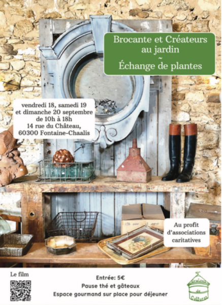 8e Édition de la Brocante & Créateurs aux Jardins de Fontaine-Chaalis