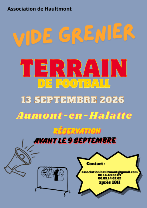 Brocante d&rsquo;Aumont-en-Halatte