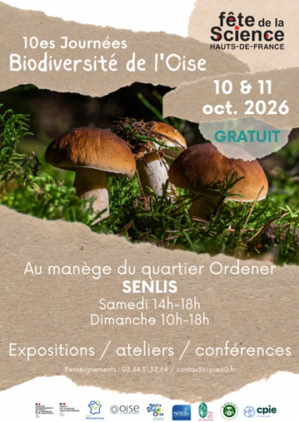 Journées de la Biodiversité de l&rsquo;Oise au Manège Ordener à Senlis