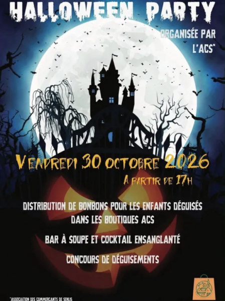 Halloween-Party der Kaufmannsvereinigung in Senlis