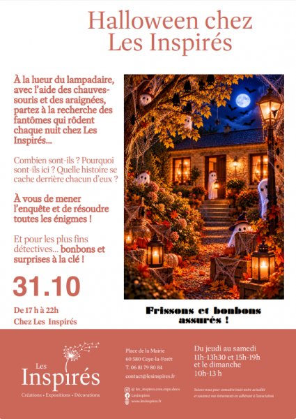 Loisir – Halloween chez Les inspirés à Coye-la-Forêt