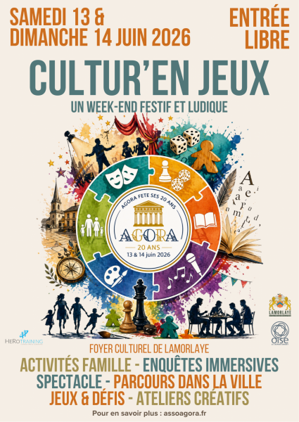 Week-end Cultur&rsquo;en Jeux à l&rsquo;AGORA de Lamorlaye
