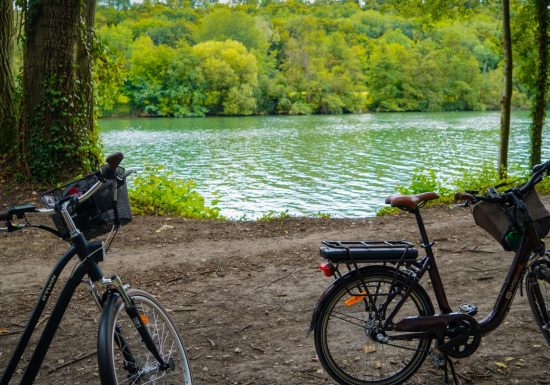 Ufer der Oise in Saint-Leu d'Esserent