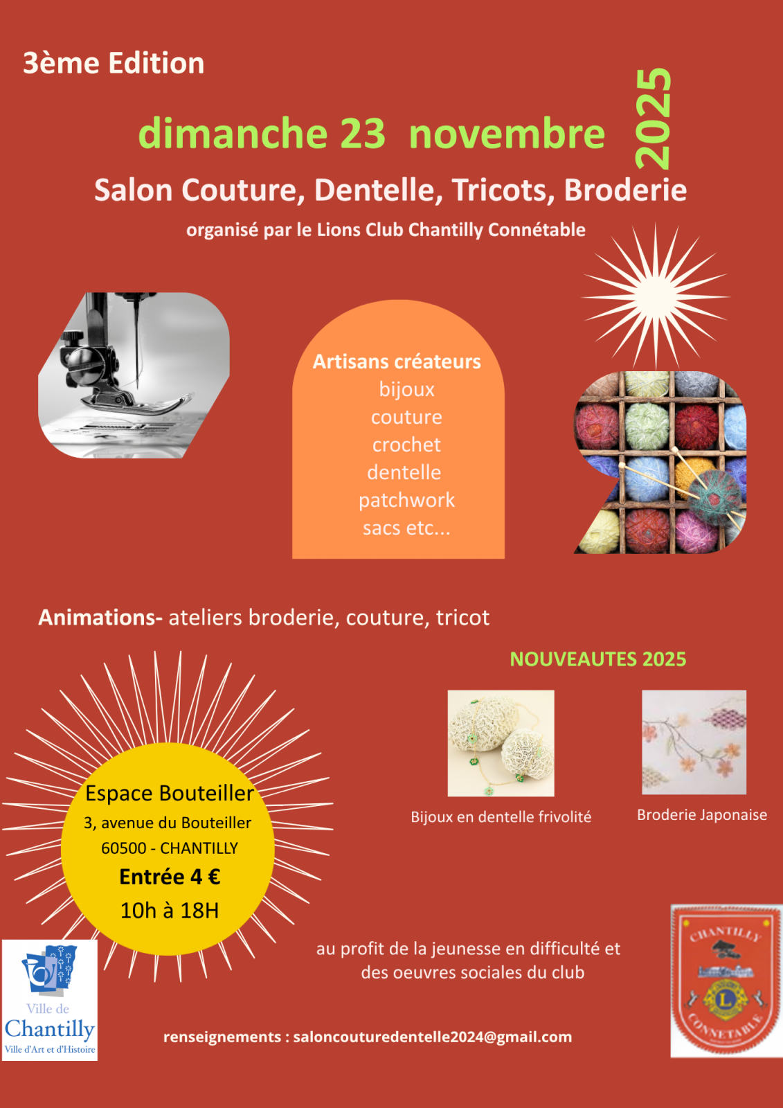 Sewing, lace, knitting and embroidery salon