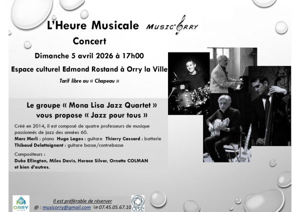 Concert « L&rsquo;Heure Musicale » à Orry-la-Ville