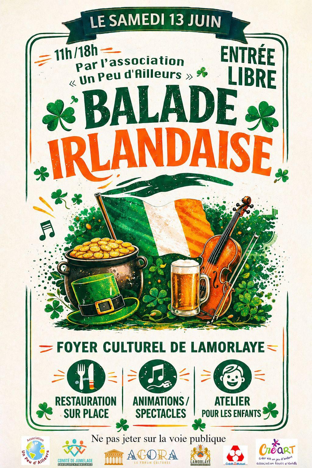 Balade Irlandaise à Lamorlaye