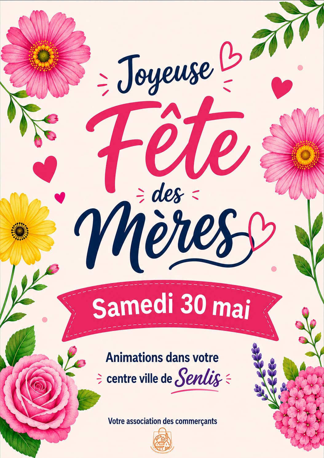 L&rsquo;Association des Commerçants de Senlis fête les Mamans