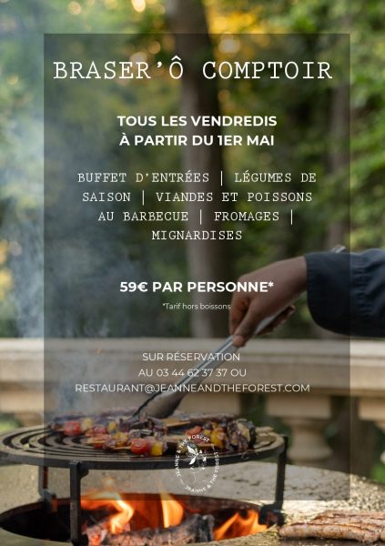 Soirée Brasero’Comptoir au Château Jeanne & The Forest