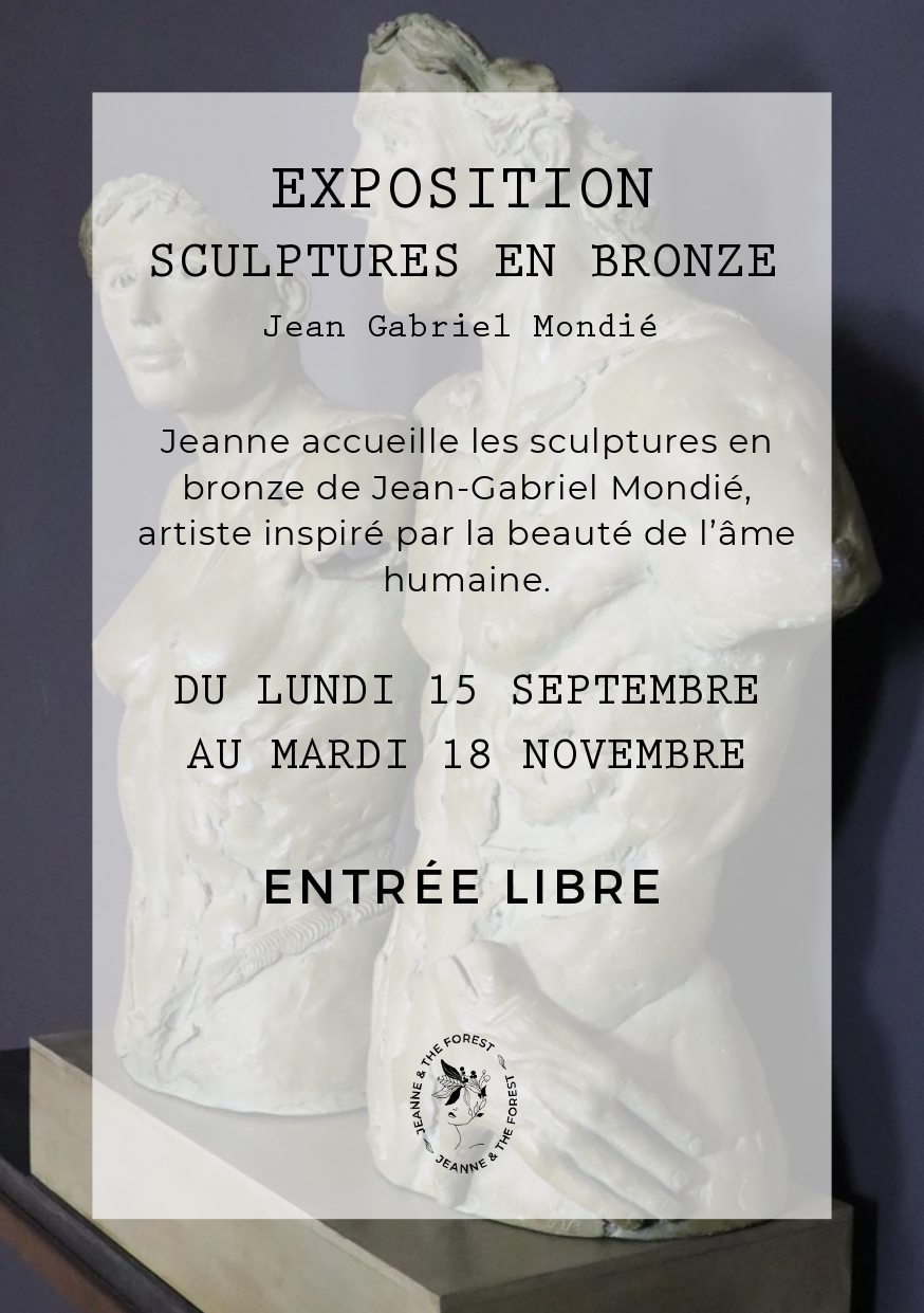 Exposition de sculptures de Jean-Gabriel Mondié au Château Jeanne & The Forest
