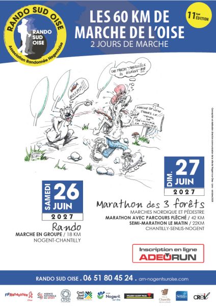 Randonnée | 11ème édition des 60 Kms de marche de l’Oise