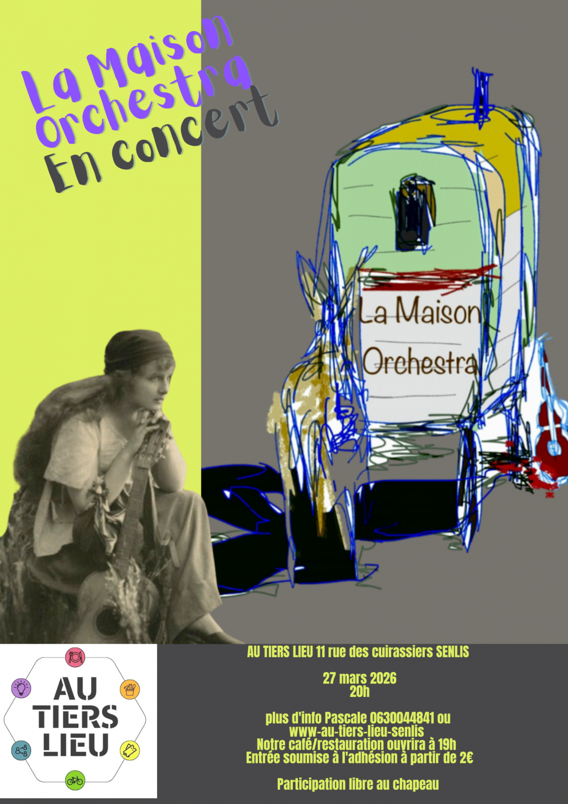 Concert La Maison Orchestra au Tiers-Lieu de Senlis