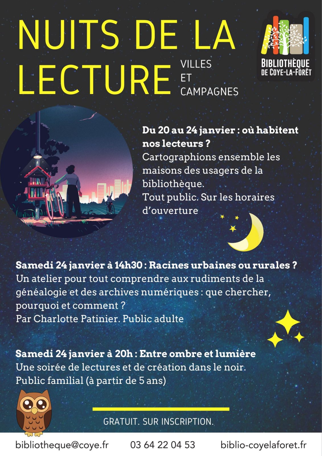 Atelier généalogie à la médiathèque de Coye-la-Forêt