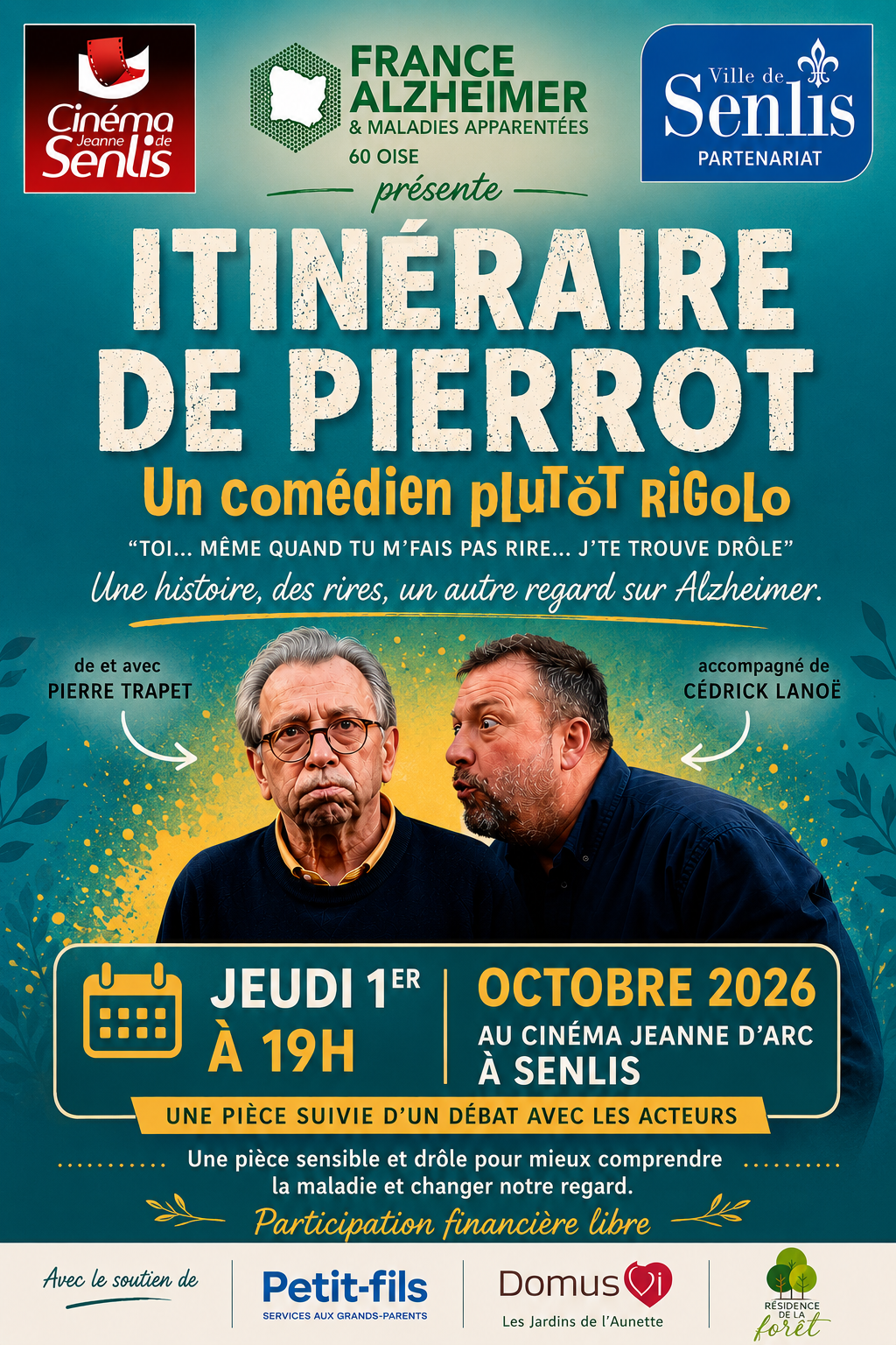 Spectacle – « Itinéraire de Pierrot » à Senlis