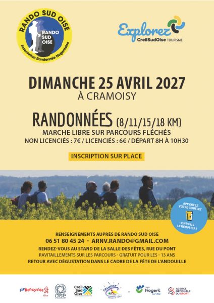 Randonnée | Cramoisy et Fête de l’Andouille