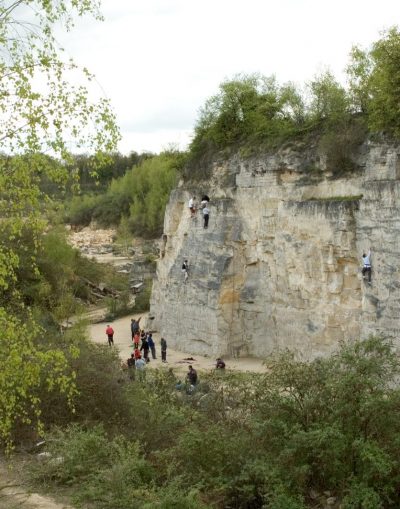 De klimsite van Le Larris