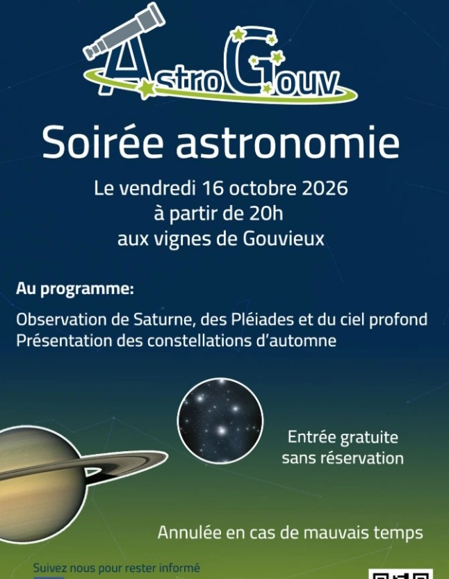 Activité – Soirée astronomie avec AstroGouv à Gouvieux