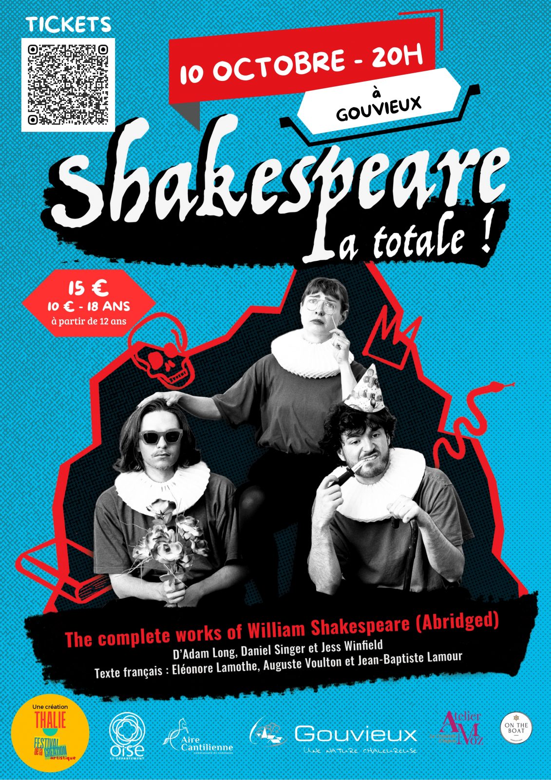 Festival Thalie « Shakespeare la totale ! » à Gouvieux