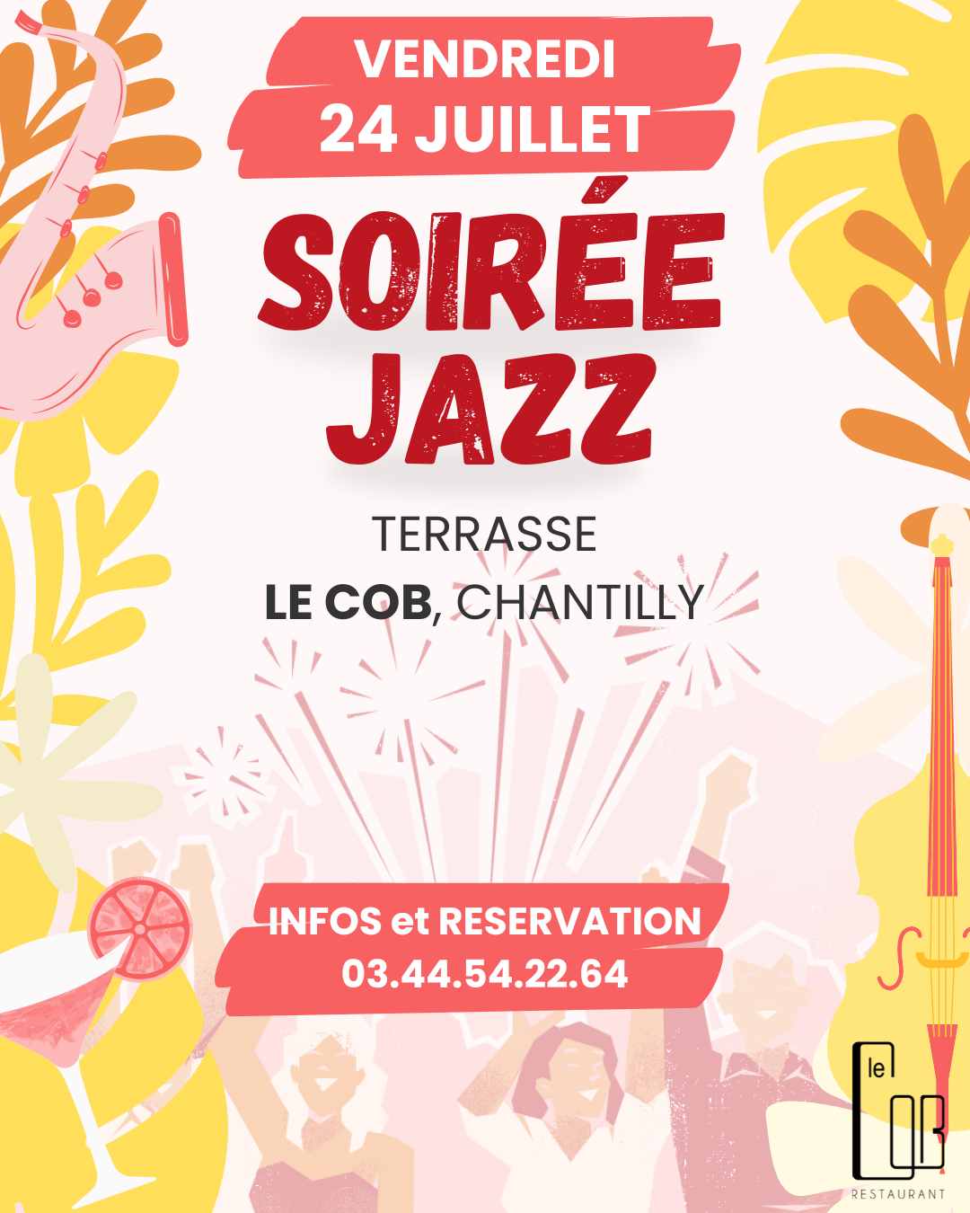 Soirée Jazz au COB à Chantilly