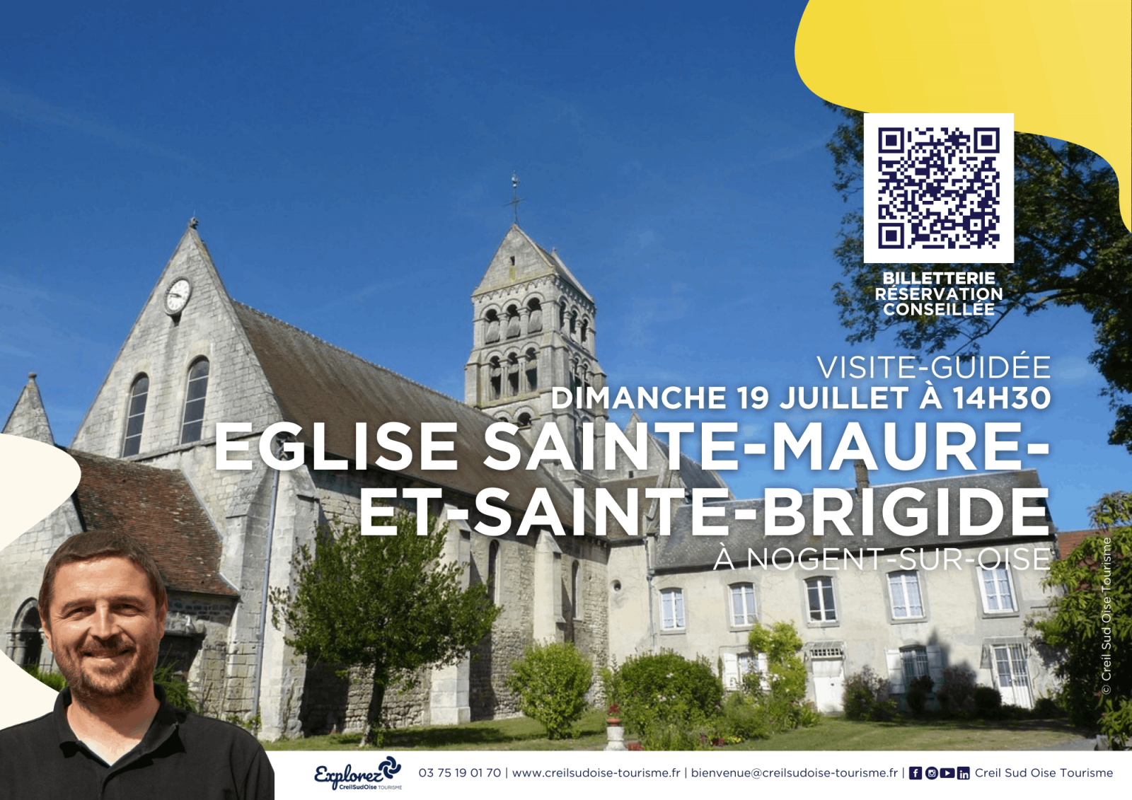 Visite guidée de l&rsquo;Église Sainte-Maure et Sainte-Brigide