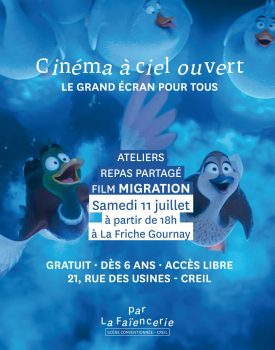 Cinéma de plein air | Atelier et projection du film « Migration »