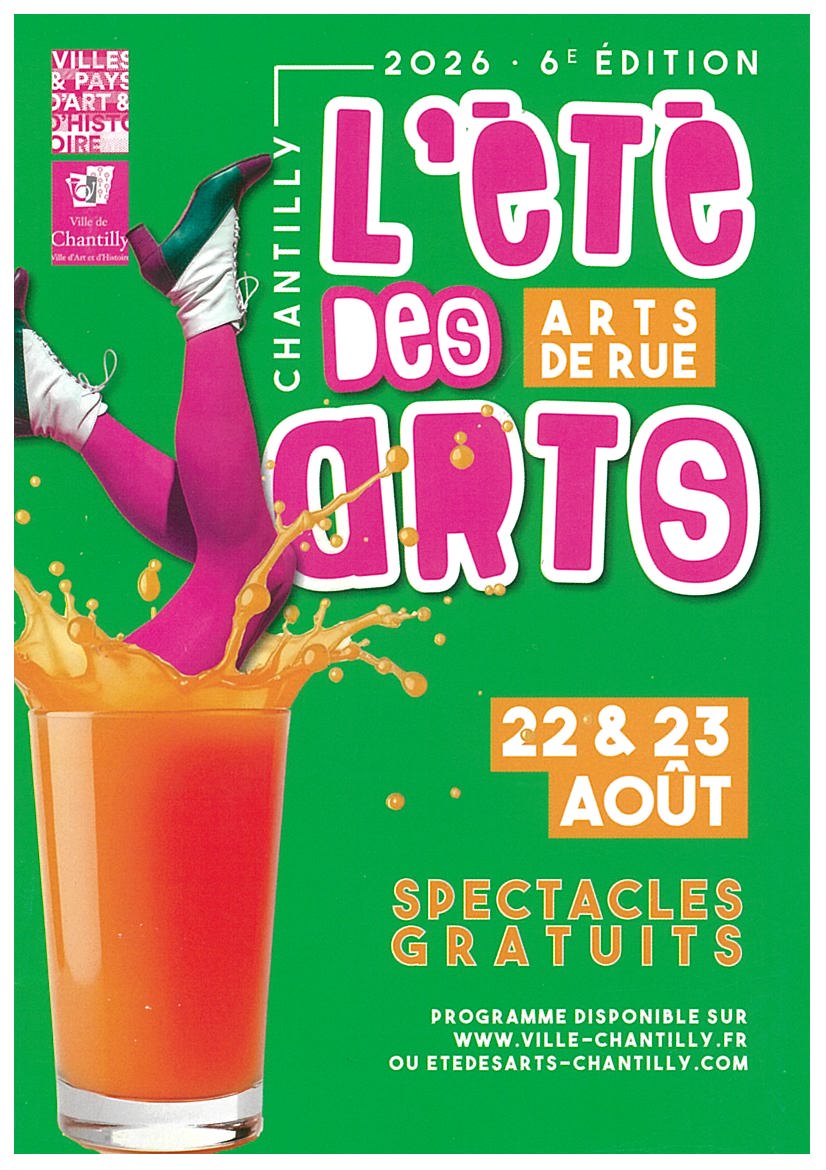 L&rsquo;été des Arts à Chantilly