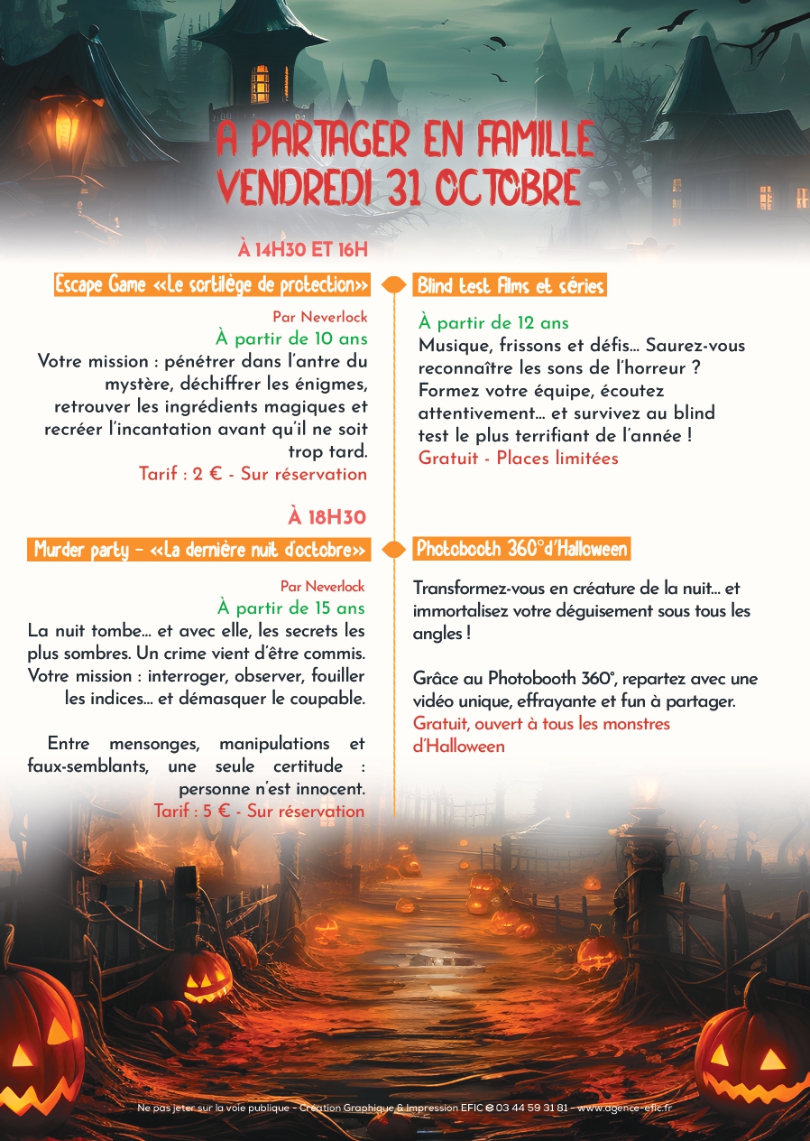 Escape game spécial Halloween