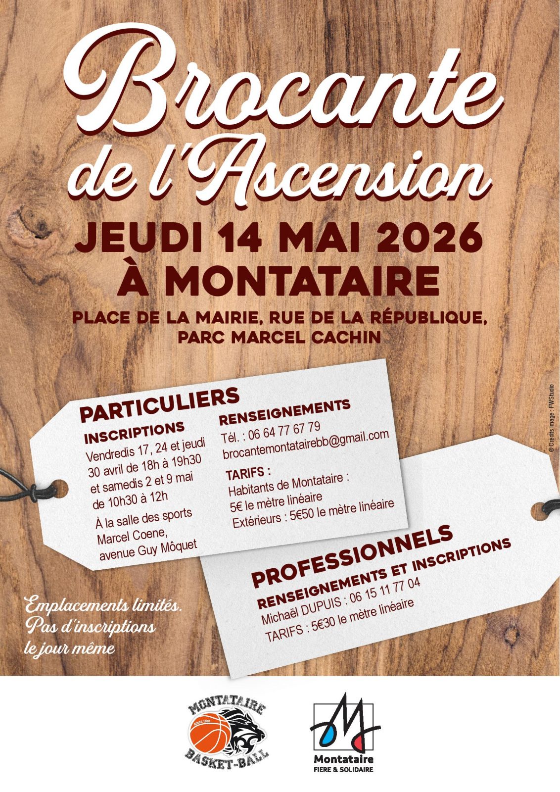 Brocante et braderie de l&rsquo;Ascension de Montataire