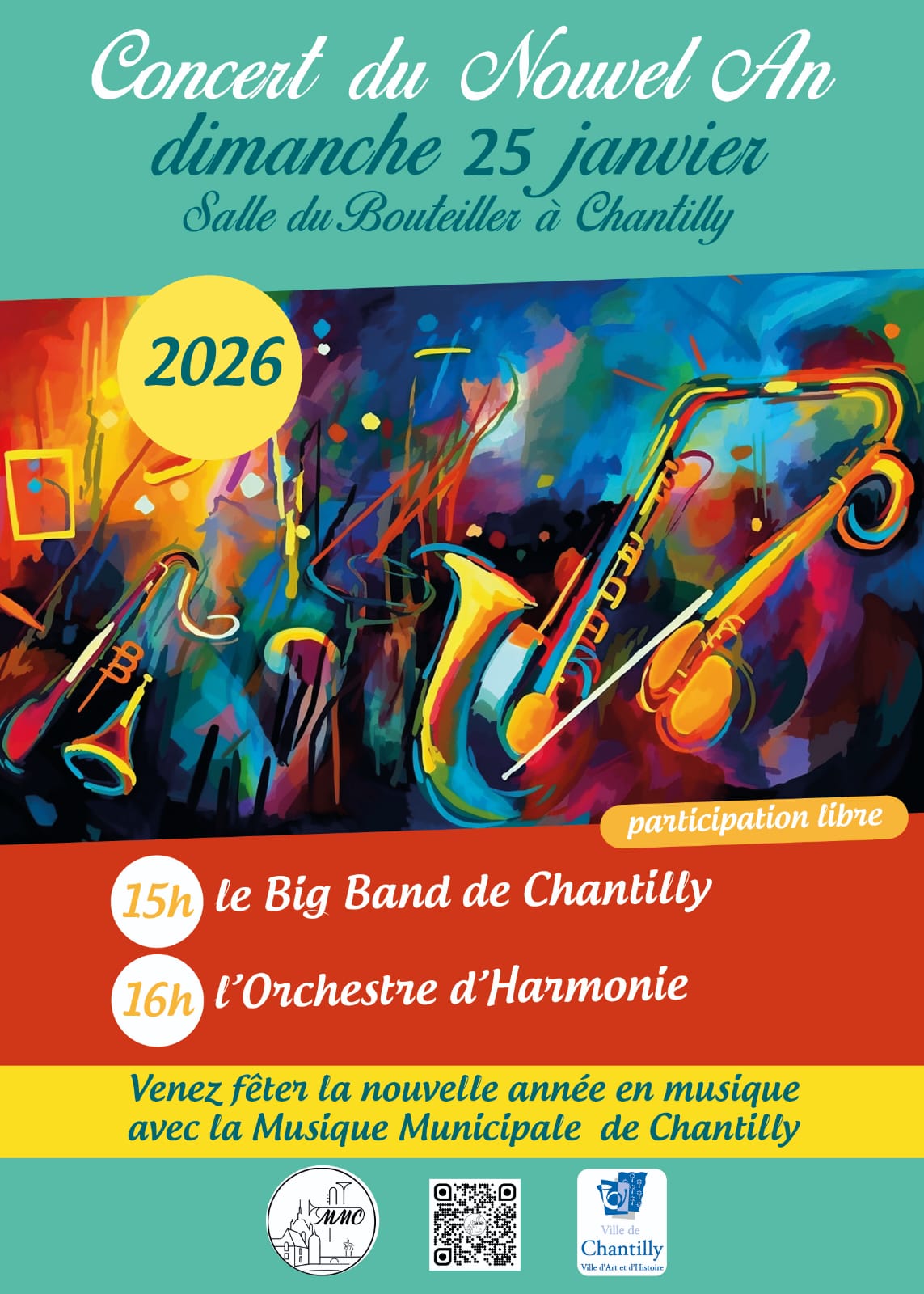 Concert du Nouvel an à l&rsquo;Espace Bouteiller de Chantilly