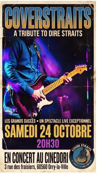 Spectacle – « Cover Straits – Tribute Dire Straits » à Orry-la-Ville