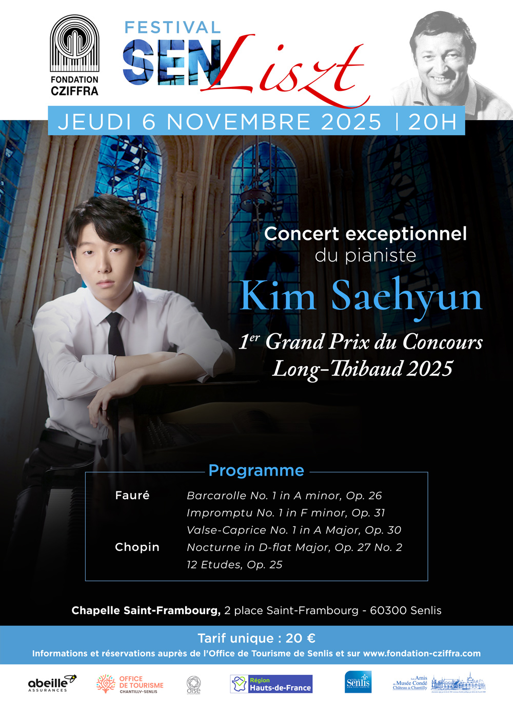 Recital von Kim Saehyun in der St.-Frambourg-Kapelle