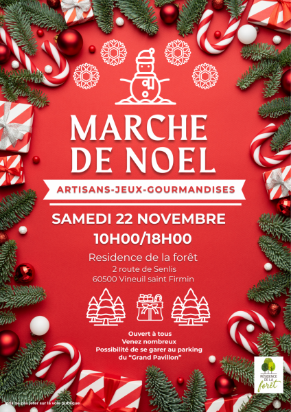 Marché de Noel de la Résidence de la Forêt