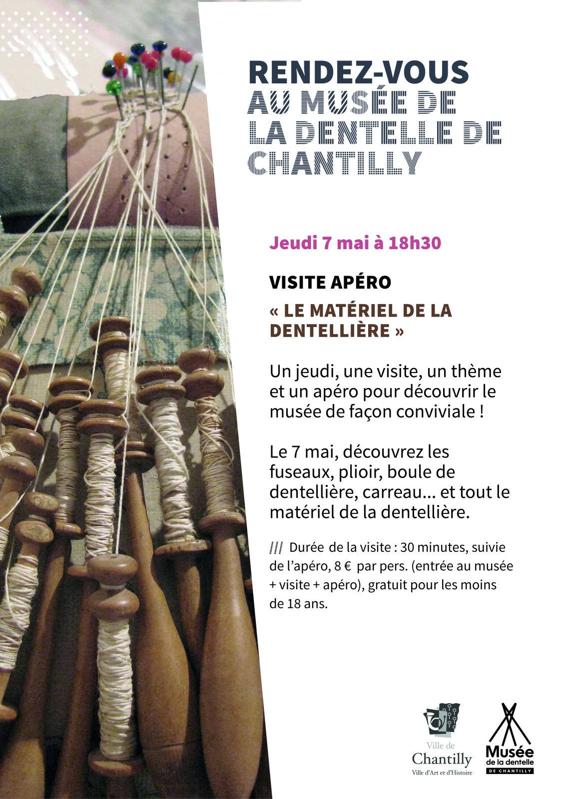 Les Visites apéro au Musée de la Dentelle