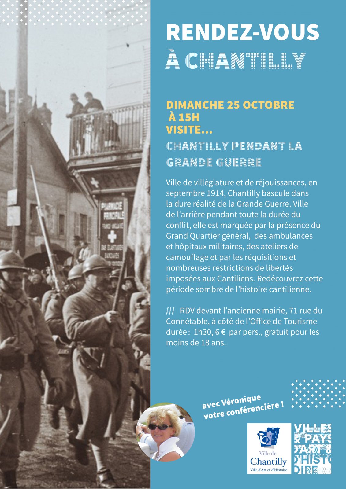 Visite guidée – « Chantilly pendant la Grande Guerre »